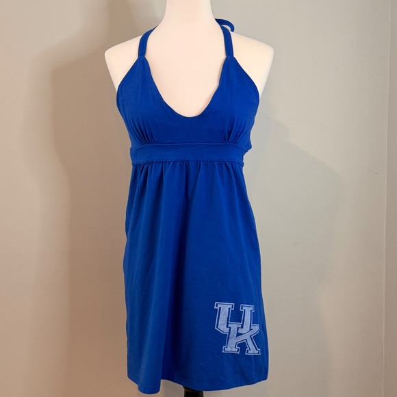 Dresses & Skirts - Royal Blue Halter Dress Kentucky Wildcats UK Logo Small